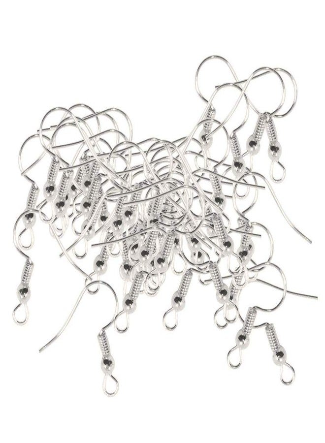 Excellentcrafts Metal Earring Hooks (Fish Hooks) for Jewellery Making Pack of 100 Pcs (Mixed) - Image 3